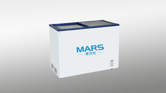 單溫平面玻璃門冷柜